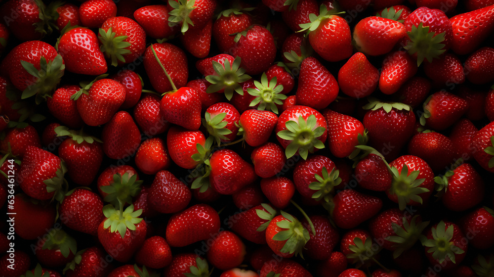 Fresh Strawberries - Generative Ai Fresh Strawberries - Generative Ai