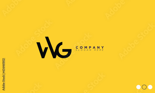 WG Alphabet letters Initials Monogram logo GW, W and G