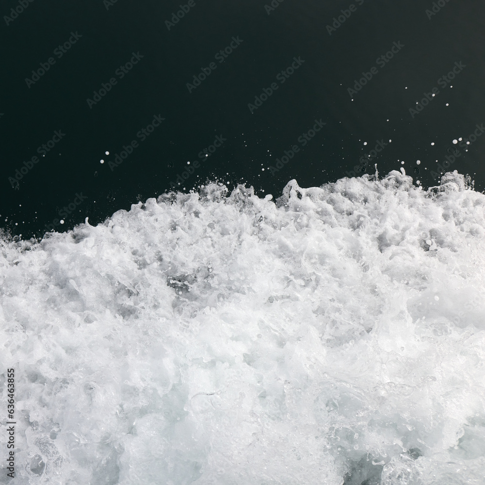 Wave forming in front of a ship. Beautiful whitewater. Wave forming in front of a ship. Beautiful whitewater.