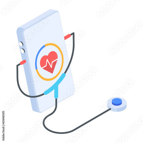 Set of Medical Equipment Isometric Icons 

