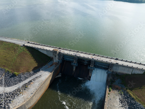 A dam is a barrier that stops or restricts the flow of surface water or underground streams. Reservoirs created by dams not only suppress floods but also provide water for activities