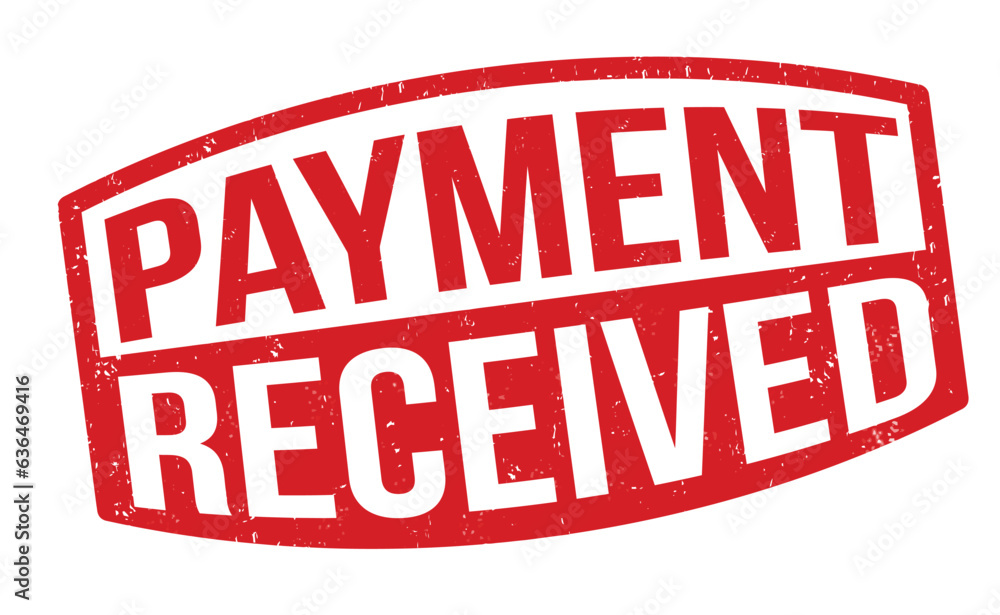 Payment received grunge rubber stamp Payment received grunge rubber stamp