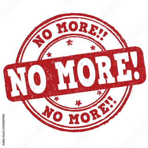 No more grunge rubber stamp