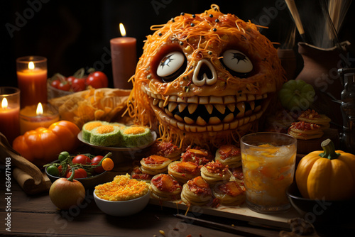 food halloween, Generative Ai