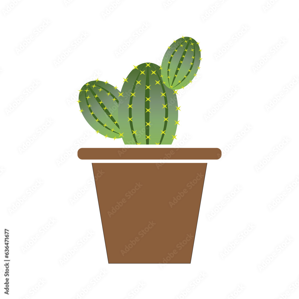 Cactus icon logo vector design template Cactus icon logo vector design template