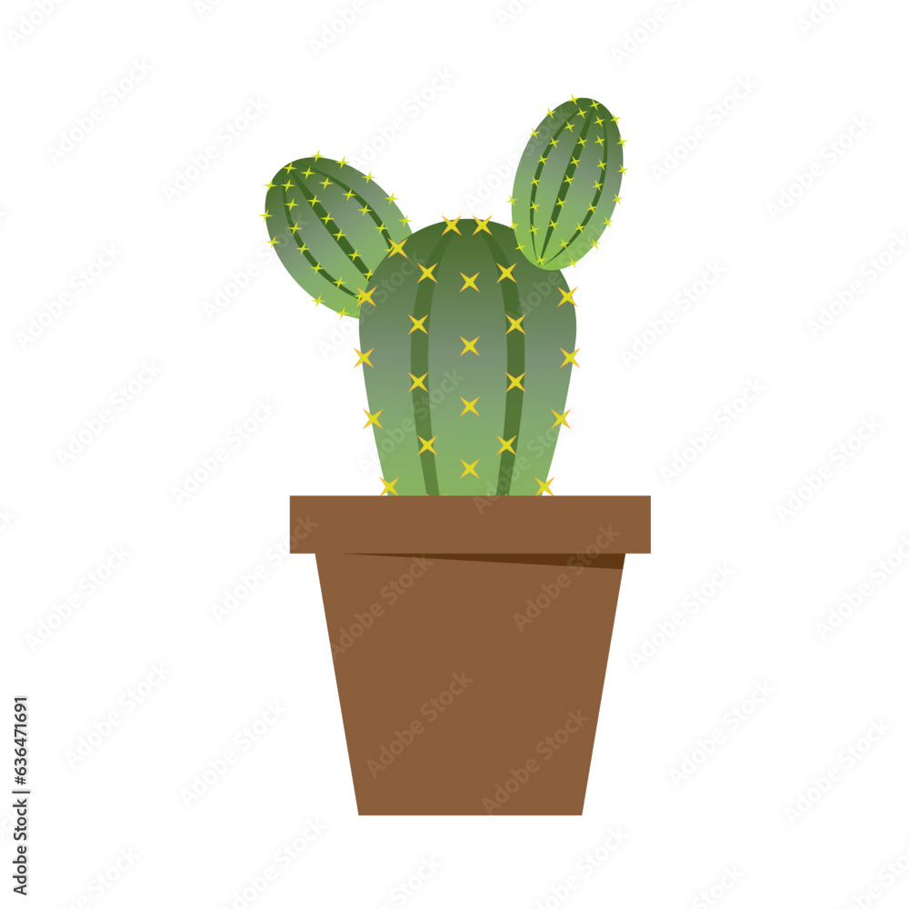 Cactus icon logo vector design template Cactus icon logo vector design template