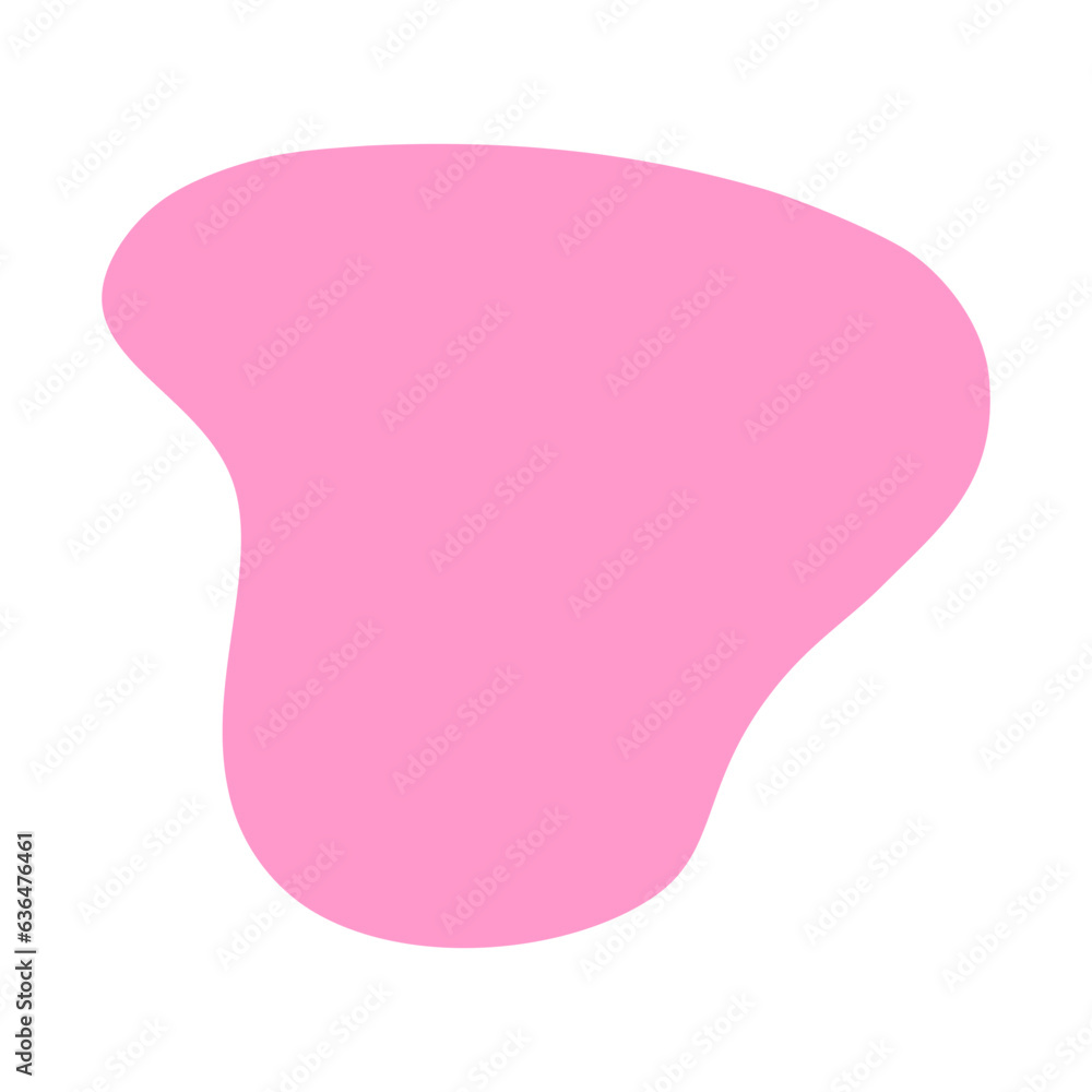 Abstract blotch shape vector Abstract blotch shape vector