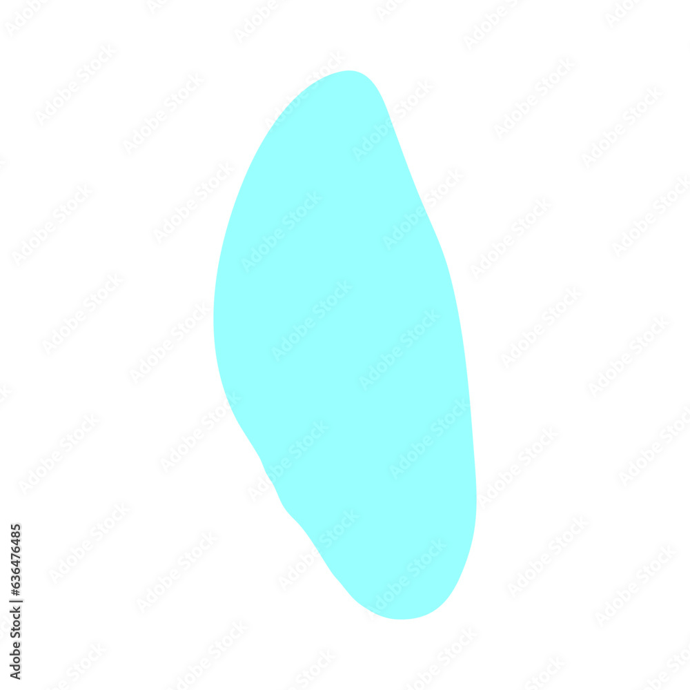 Abstract blotch shape vector Abstract blotch shape vector