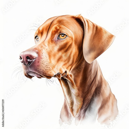 Wallpaper Mural portrait of a dachshund Torontodigital.ca