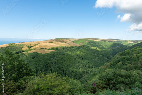 Landscape photo of Countisbury Hill in Exmoor National Park