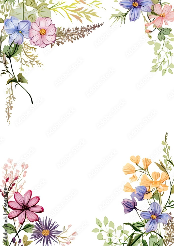 Personalize, Fill in the Blank, design Template Illustration and backgrounds for party and celebration printed invitations, posters, flyers, and banner, white, floral, flowers, thank you, note cards