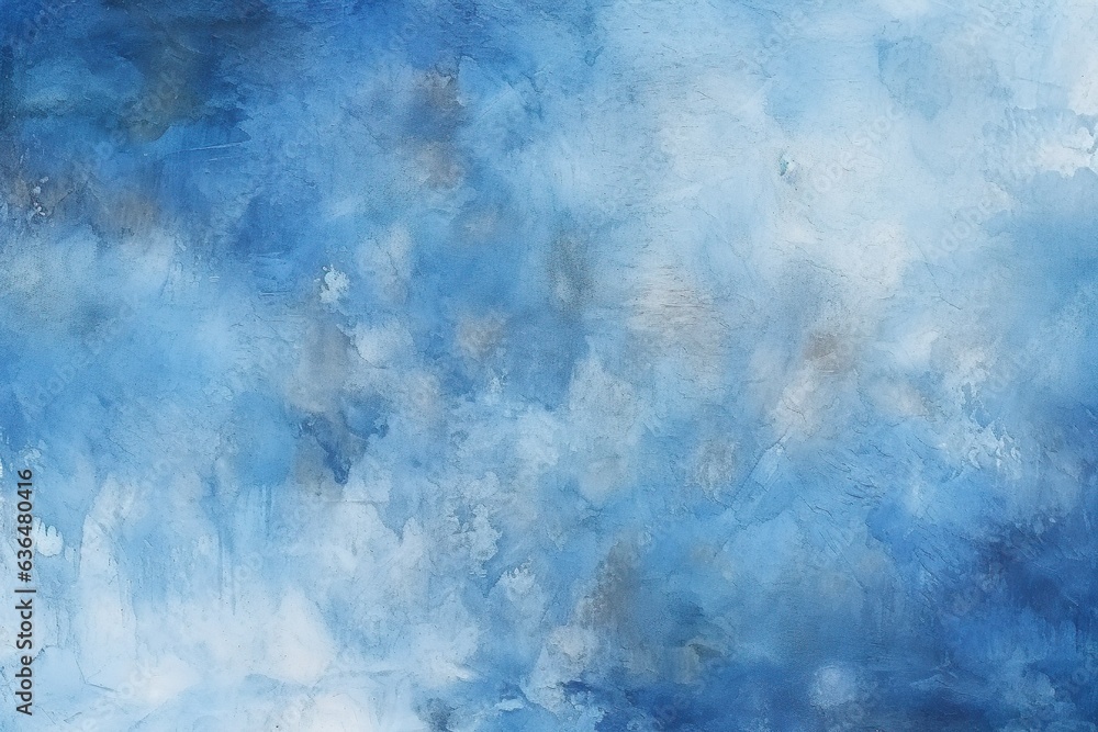 Abstract watercolor paint background blue color grunge texture for background, banner  | Generative AI