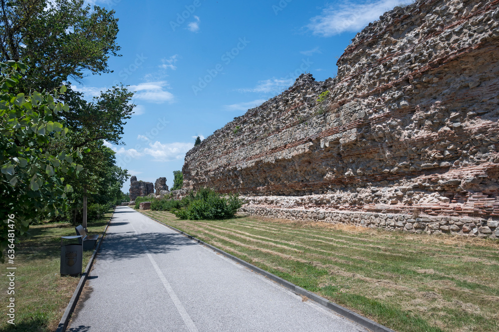 Ruins of Roman fortifications in town of Hisarya, Bulgaria Ruins of Roman fortifications in town of Hisarya, Bulgaria
