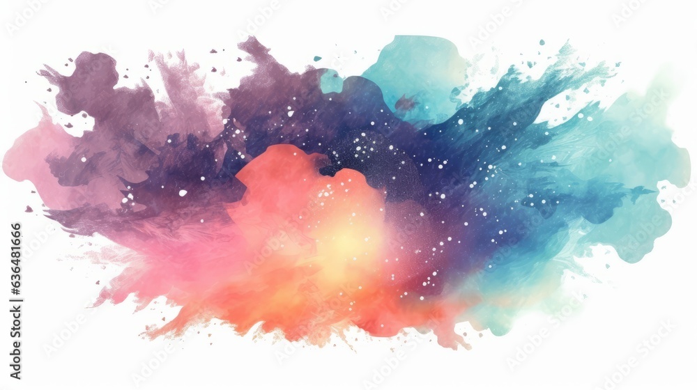 abstract watercolor background. Generative AI abstract watercolor background. Generative AI