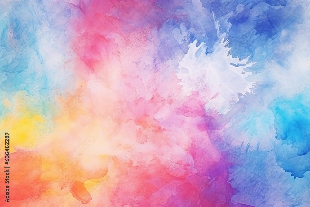 Abstract watercolor paint background colorful grunge texture for background, banner  | Generative AI