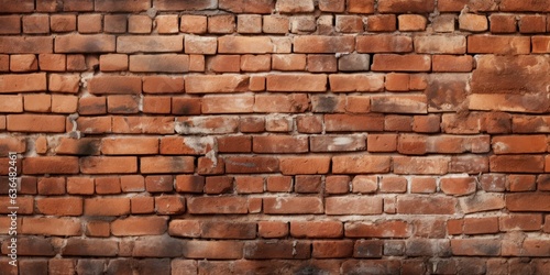 weathered brick wall texture for creative projects  Generative AI