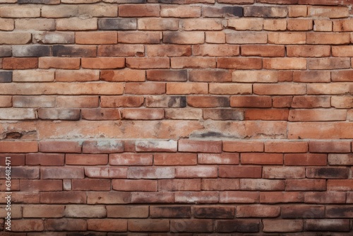 weathered brick wall texture for creative projects, Generative AI