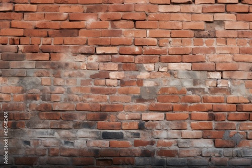 weathered brick wall texture for creative projects  Generative AI
