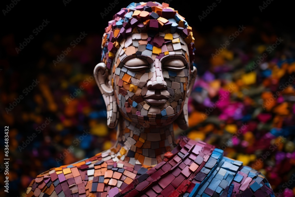 Fototapeta premium ブッダ像のイメージ,Generative AI AI画像