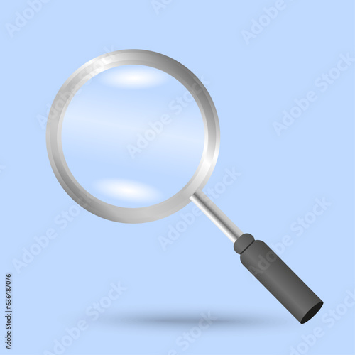 Lens magnifying glass