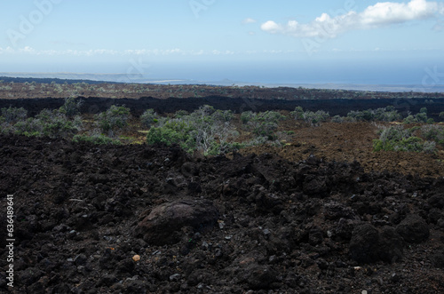 Coastal scenes from the Big Island of Hawaii. Exploring lava fields, waterfront, beaches and the wild landscapes.