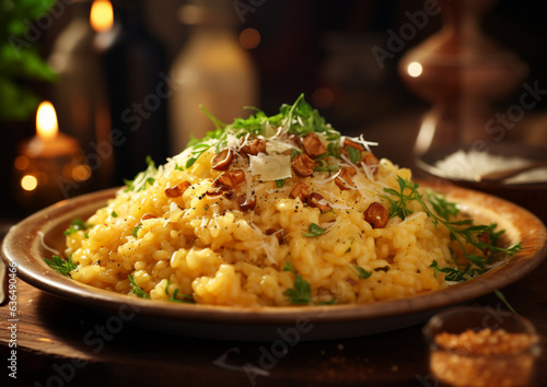 Risotto photography