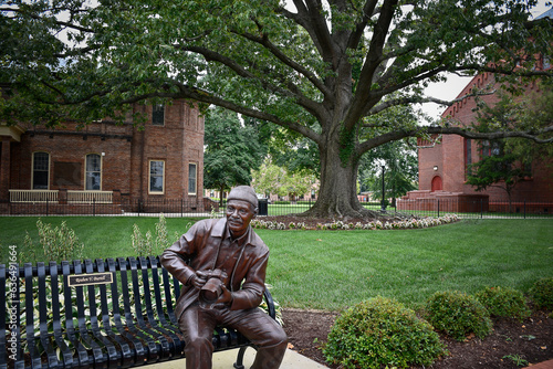 Statue, Legacy Park, Hampton University, Virginia