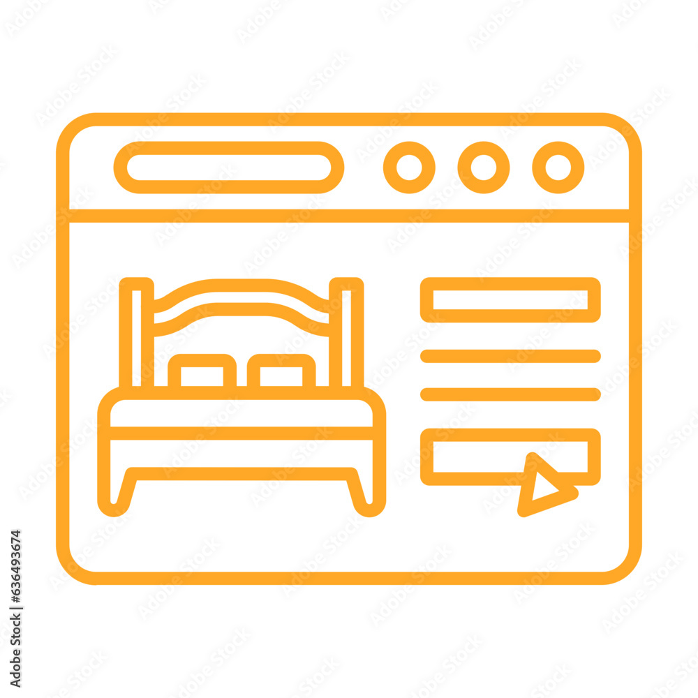 Online Reservation Icon Online Reservation Icon