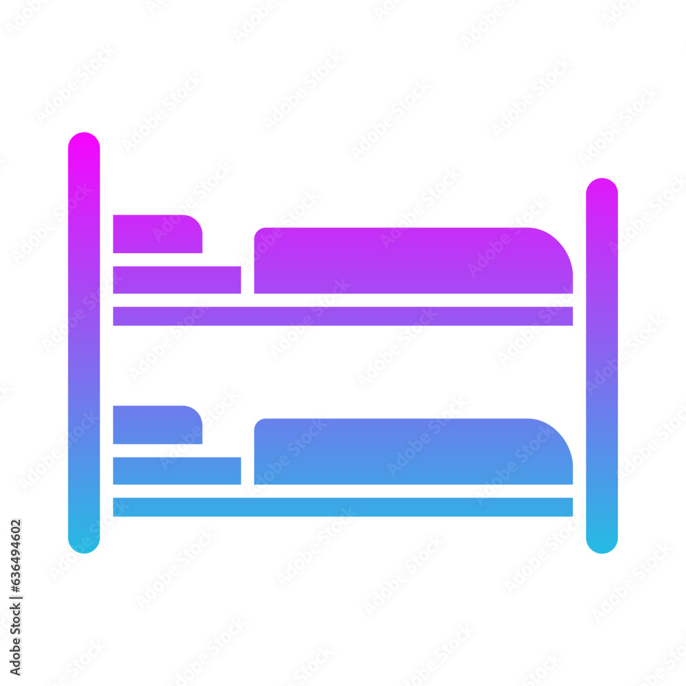 Bunk Bed Icon Bunk Bed Icon