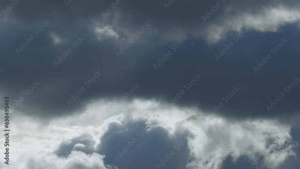 Timelapse Of Large Clouds With Variable Weather Timelapse Of Large Clouds With Variable Weather