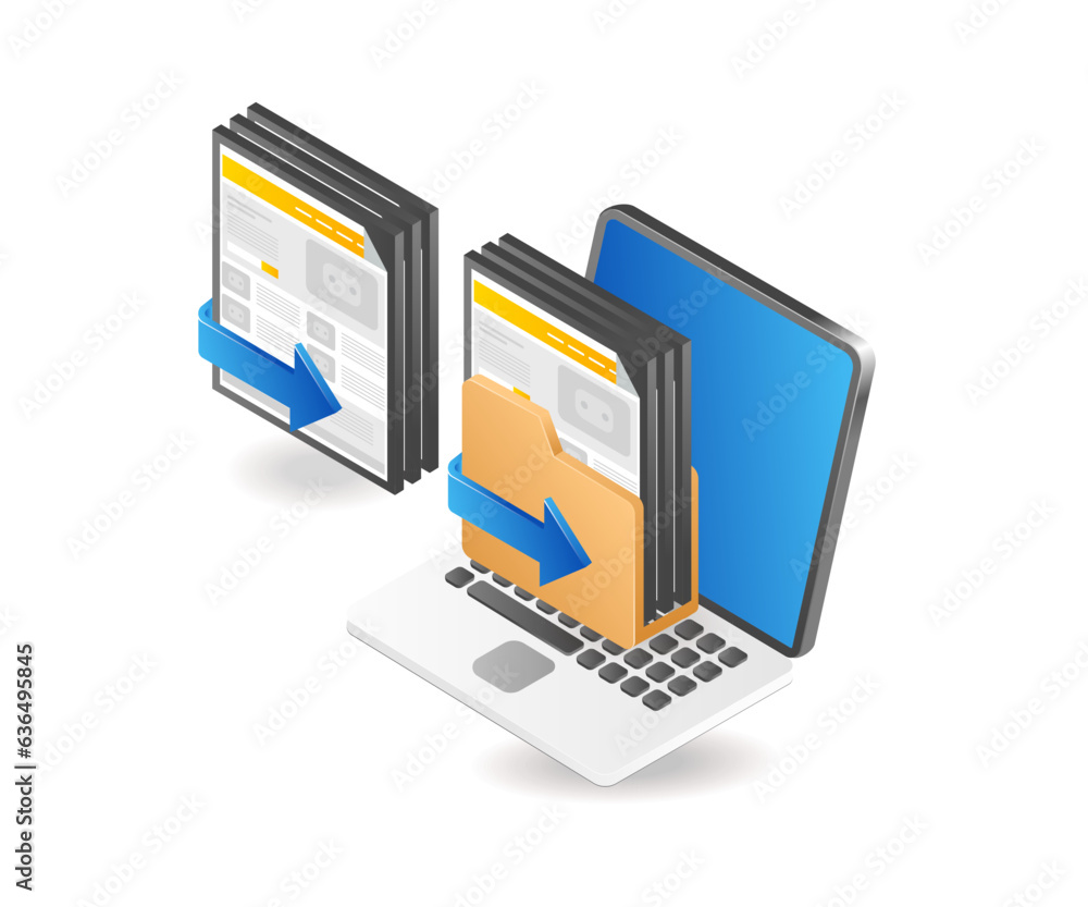 Web design template data files in a folder Web design template data files in a folder