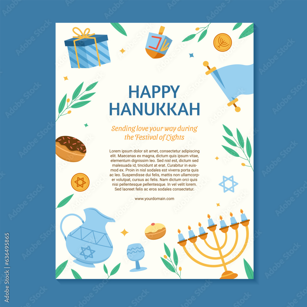 Events Hanukkah Festivity Poster