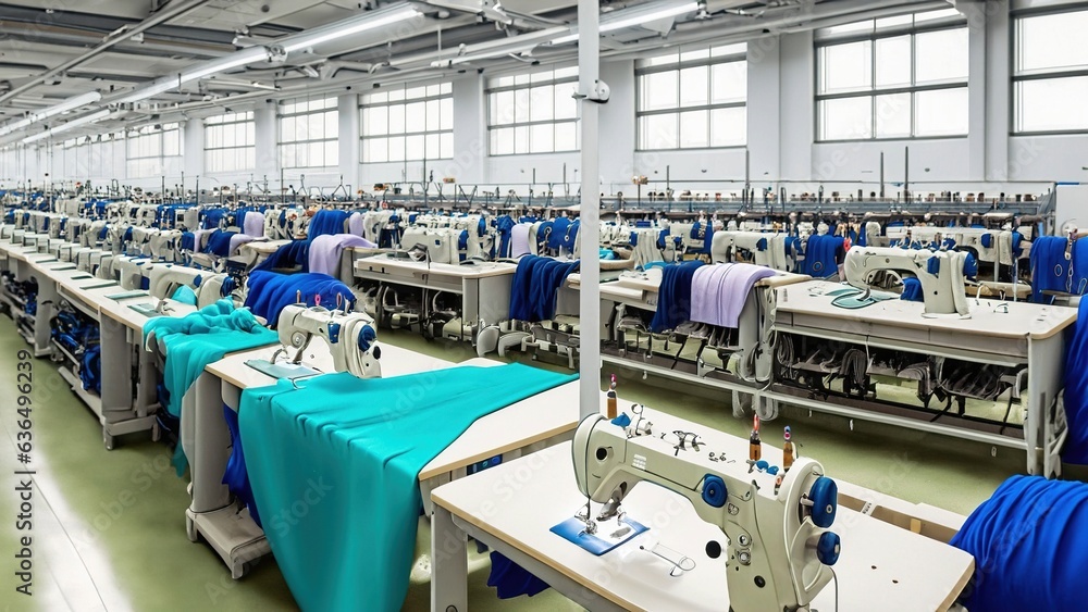 Small and large textile and machinery industry