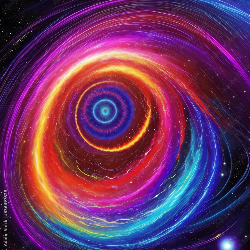 Abstract Galaxy colorful background style Abstract Galaxy colorful background style
