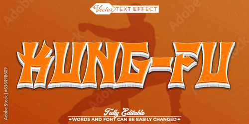 Kung- Fu Editable Text Effect Template