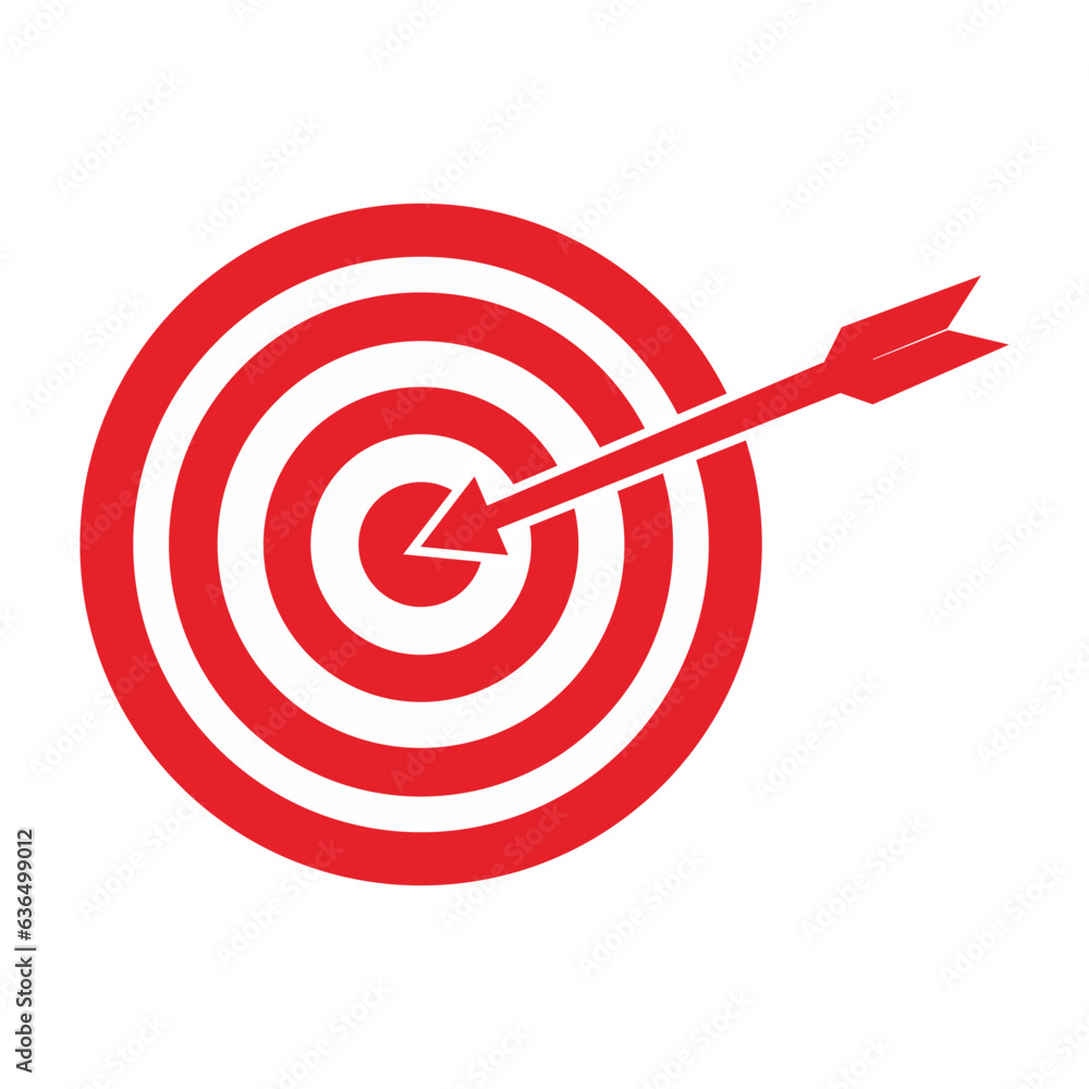 Target Icon vector symbol illustration Target Icon vector symbol illustration