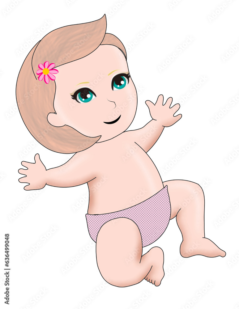 Baby girl asking to hug Sticker t-shirt cloth mug design Baby illustration child with eyes character cute little kid in diaper happy childhood small little vector babies newborn Baby girl asking to hug Sticker t-shirt cloth mug design Baby illustration child with eyes character cute little kid in diaper happy childhood small little vector babies newborn