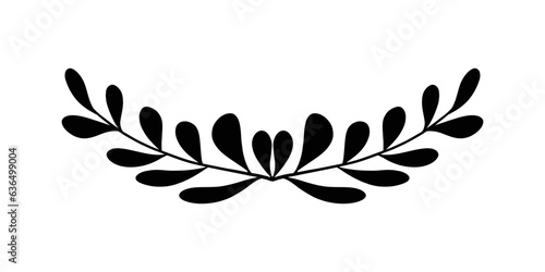 Laurel wreaths and branches vector illustration