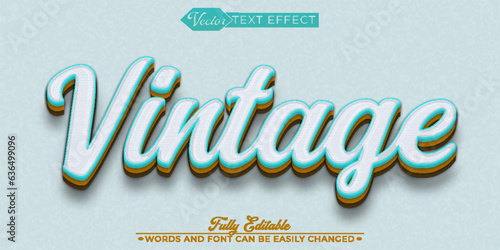 Worn Vintage Editable Text Effect Template