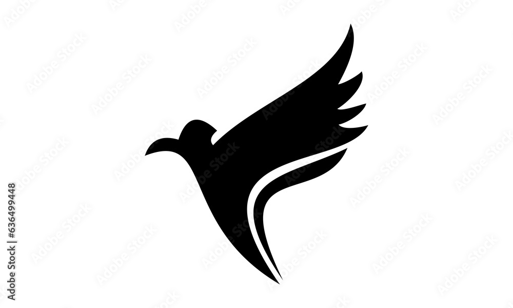 Obraz premium bird vector icon