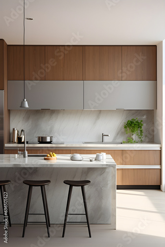 modern kitchen interior