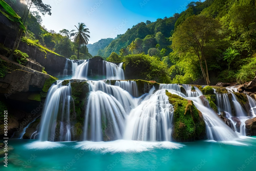 waterfall in the mountains generated by AI tool
waterfall in the mountains generated by AI tool