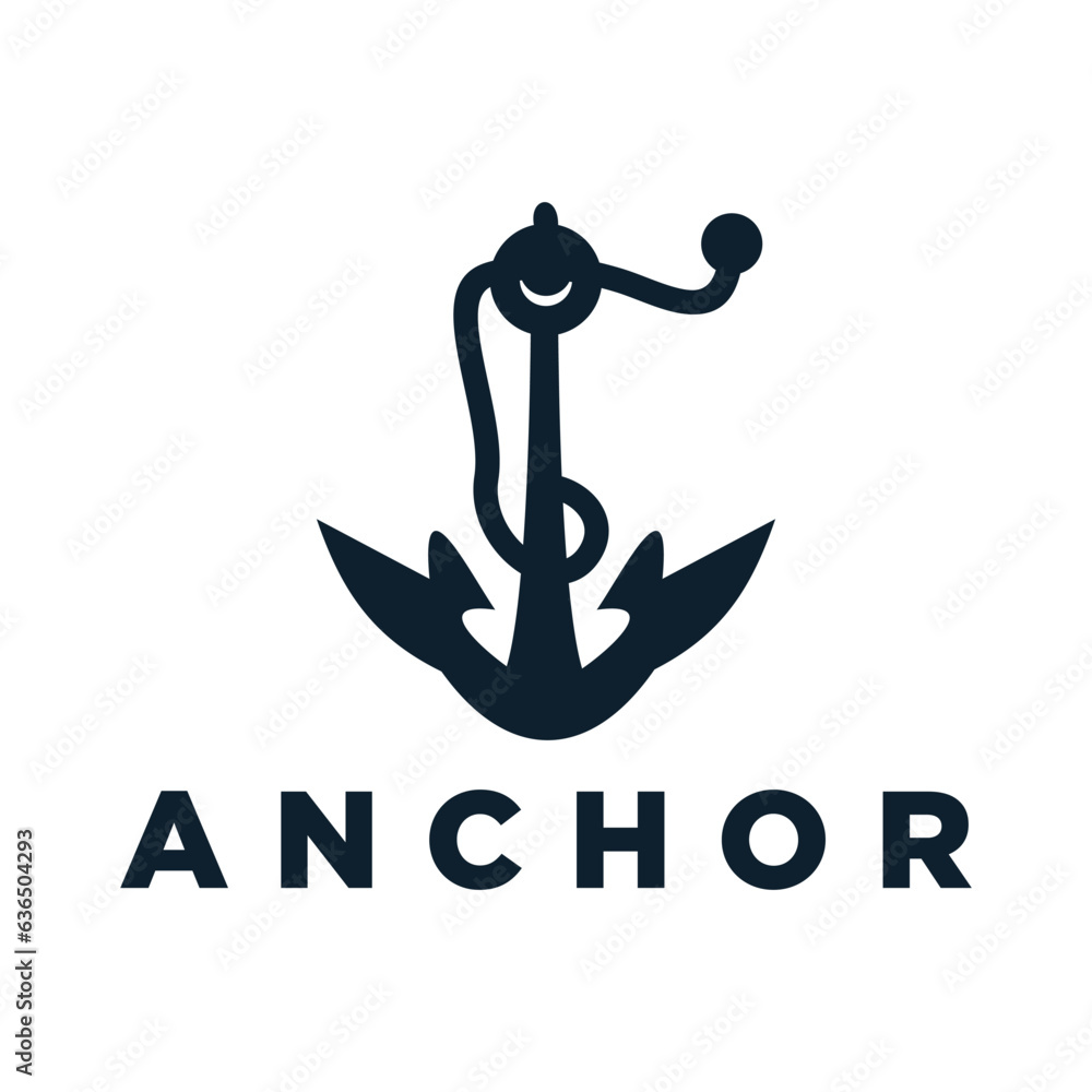 Anchor logo desing icon vector
Anchor logo desing icon vector