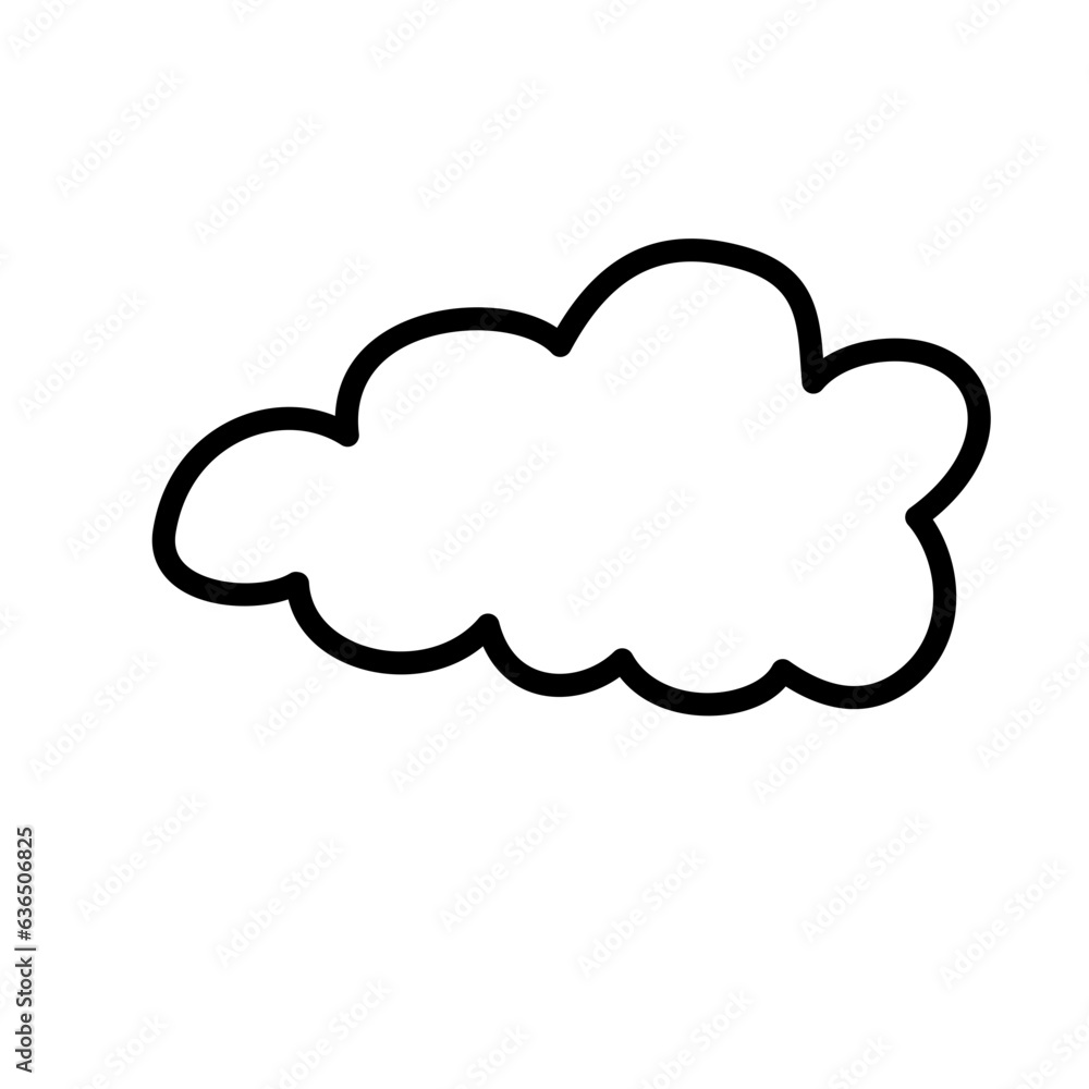 Cloud line icon Cloud line icon
