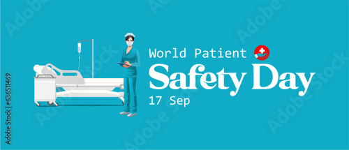 World Patient Safety Day poster design.