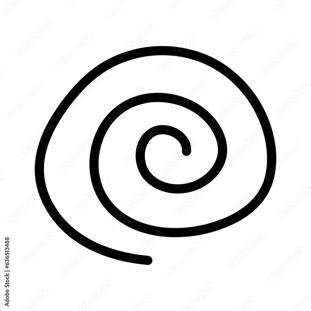 Round spiral icon. Confusion icon. Vector. Round spiral icon. Confusion icon. Vector.