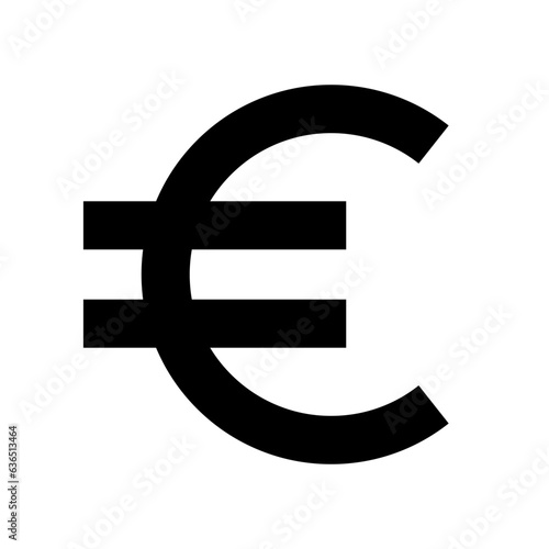 Euro symbol. Euro currency. Vector.