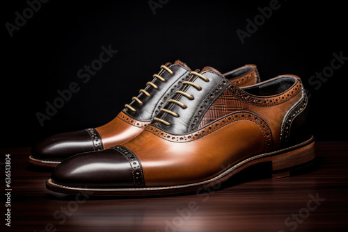 Male luxury handcrafted fashion shoes classic footwear