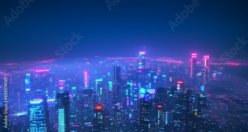 未来都市のイラスト