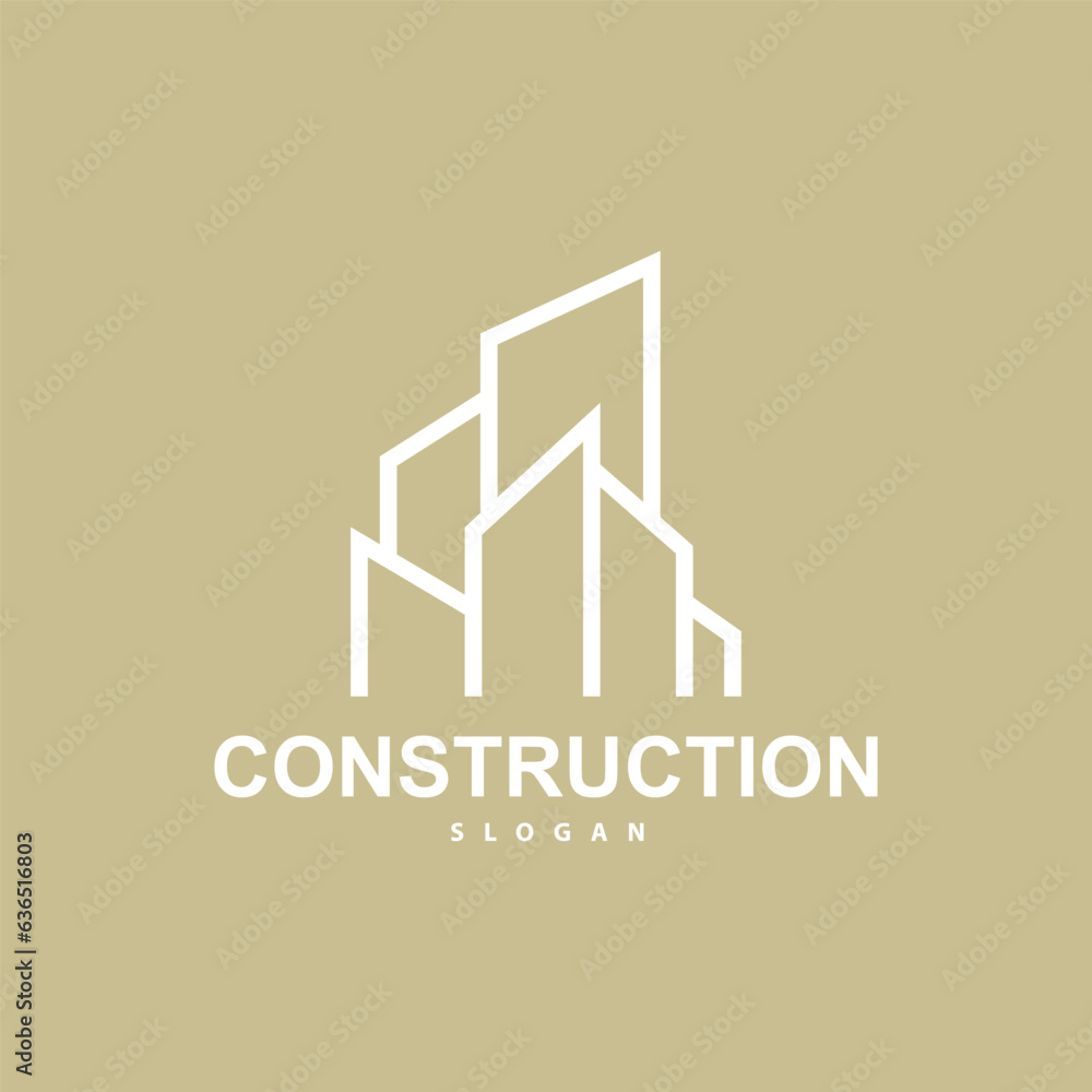 Building Real Estate Apartment Construction Logo, Elegant Premium Rustic Monogram Vector Design Building Real Estate Apartment Construction Logo, Elegant Premium Rustic Monogram Vector Design